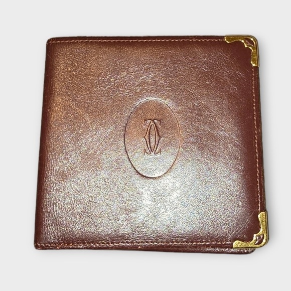 Cartier Accessories - Cartier vintage trotter leather wallet